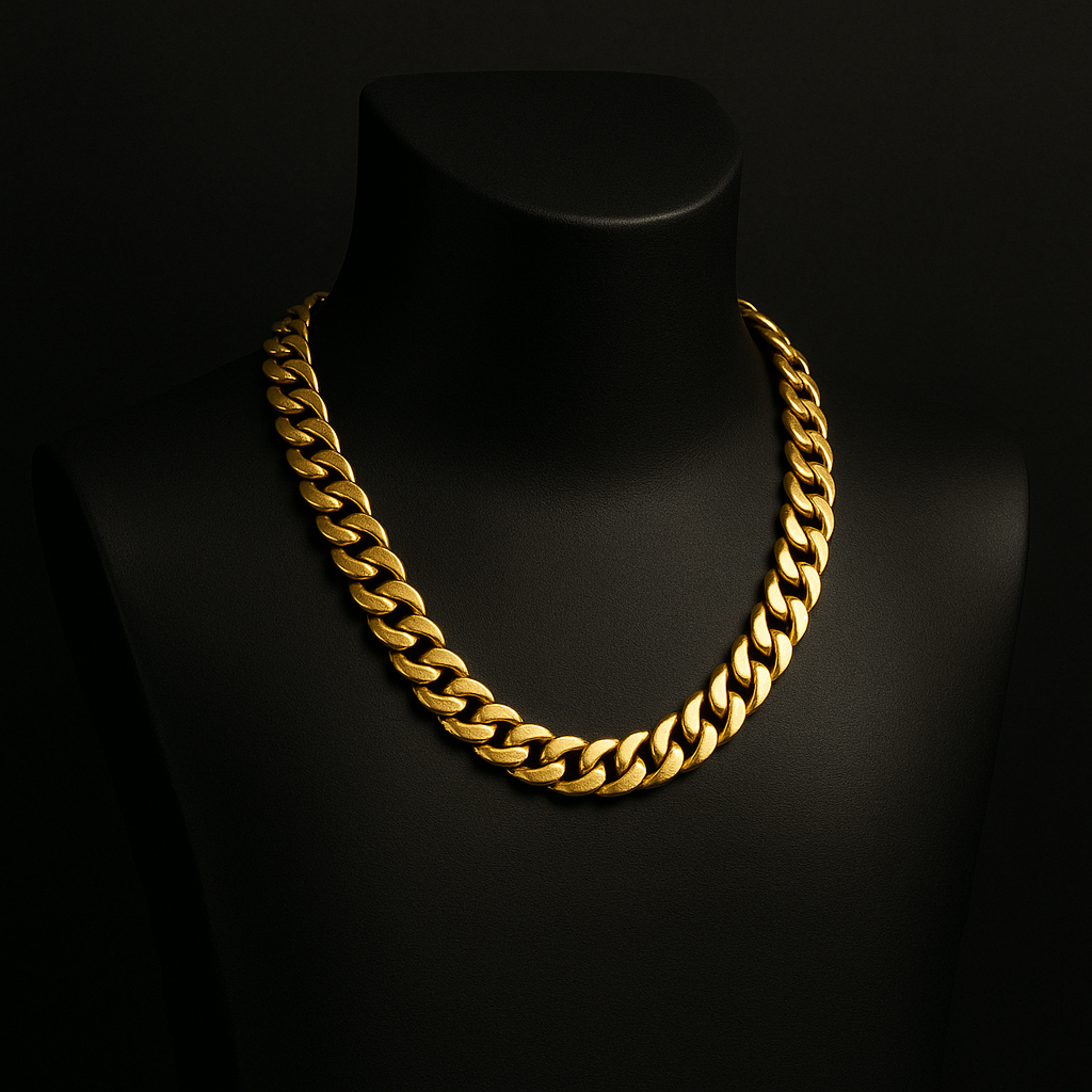 Avenoir Gold Cuban Link Chain – 316L Stainless Steel