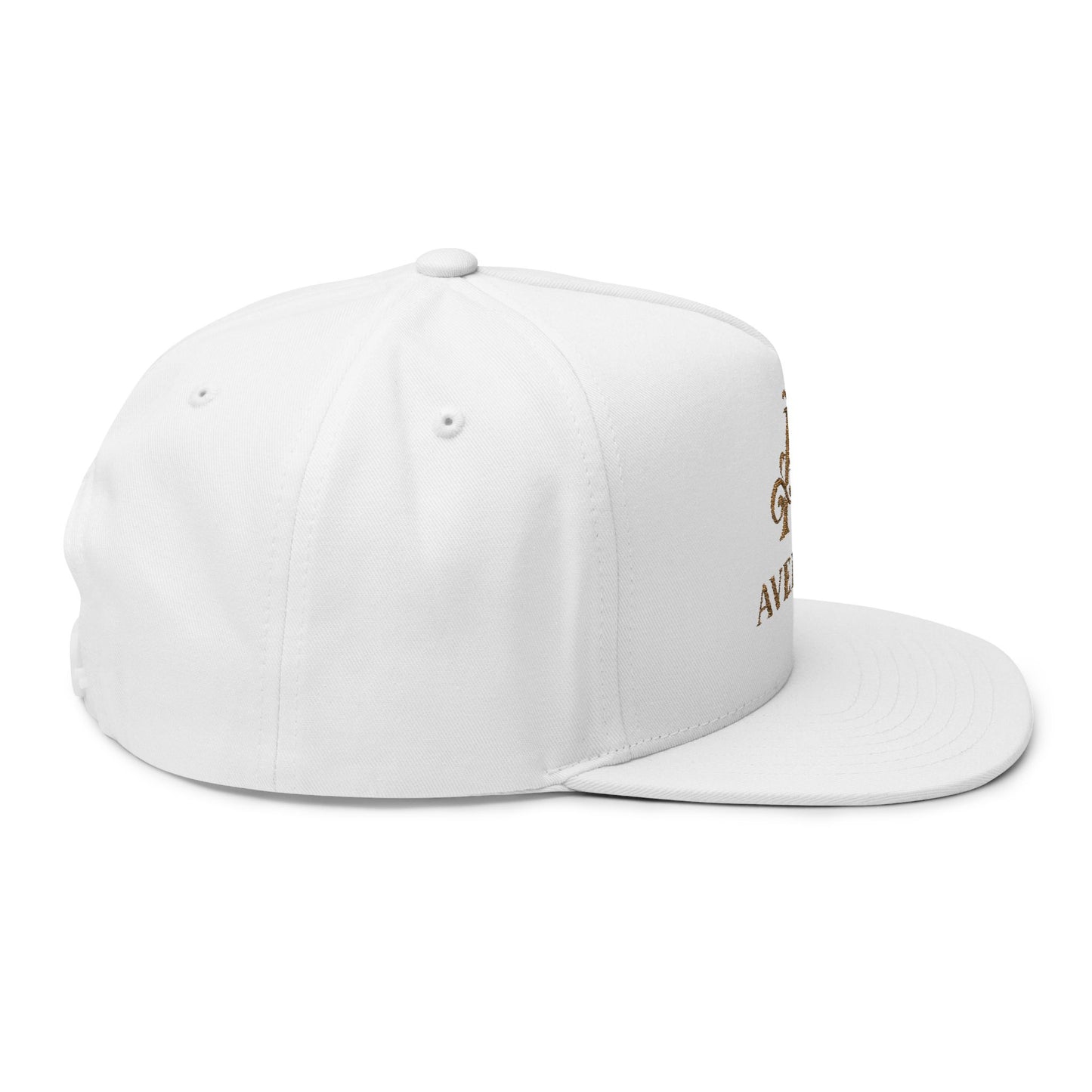 Avenoir - Stylish Embroidered Flat Bill Cap