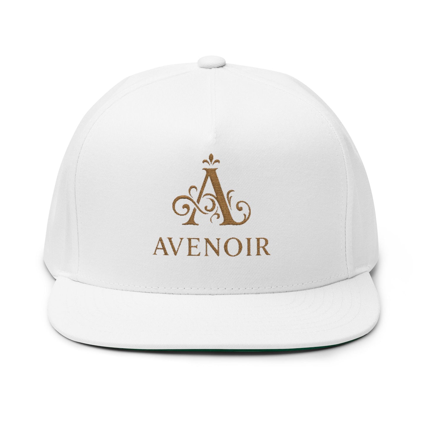 Avenoir - Stylish Embroidered Flat Bill Cap