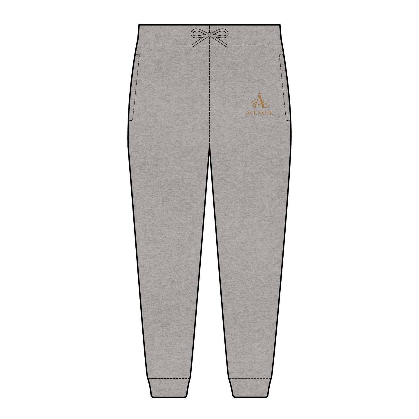 Avenoir - Embroidered Unisex Fleece Joggers