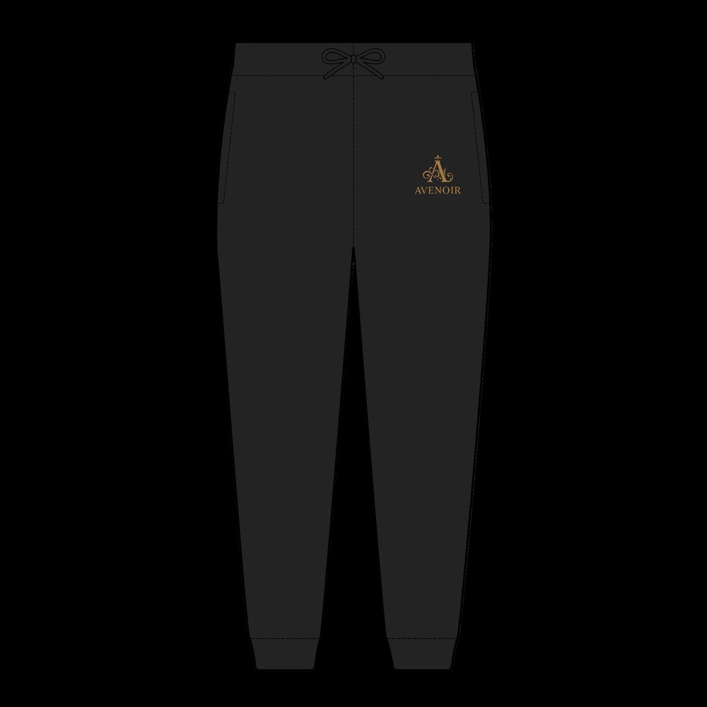 Avenoir - Embroidered Unisex Fleece Joggers