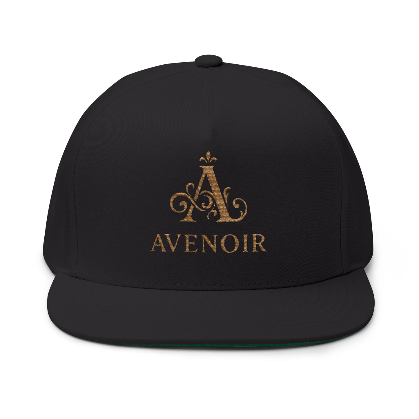 Avenoir - Stylish Embroidered Flat Bill Cap